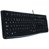 Logitech Klaviatūra K120 verslui, Full-size (100%), su laidu, USB, AZERTY, Juodas
