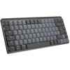 Klaviatūra Logitech „Master MX Mechaninė Mini“, belaidis, radijo dažnių belaidis ryšys + „Bluetooth“, mechaninis, QWERTY, LED, grafito spalvos