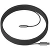 Logitech Strong USB kabelis 10 m 3.2 Gen 2 (3.1 Gen 2) USB A USB C Juoda
