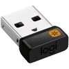 Pelė Logitech USB „Unifying“ imtuvas, RF belaidis, juodas