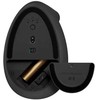 Logitech vertikali ergonominė pelė verslui, dešiniarankiams, vertikalus dizainas, optinė, radijo dažnių belaidė + „Bluetooth“, 4000 DPI, grafito spalvos