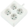 ProXtend 4-WAY POWER STRIP: Baltas -