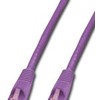 LOGON LOGON UTP Cat6 3m kabelis sieciowy Violetinis