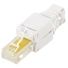 LOGON TWP8P8TP RJ-45 kištukas permatomas, baltas, geltonas