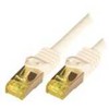 M-Cab CAT7 SFTP RJ45 LSZH 0,25M Baltas / 10GBIT RAW PATCH CABLE