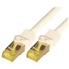 M-Cab CAT7 SFTP RJ45 LSZH 1M Baltas/10GBIT RAW PATCH CABLE