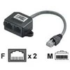 M-Cab Goobay Kabelio skirstytuvas (Y adapteris) - Spalvota versija