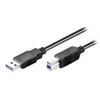 M-Cab Kabelis USB Goobay USB-A - micro-B 3 m Juodas (93654)