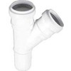 „Magnaplast“ trišakis 45° vidaus nuotekoms HTEA 32 mm, baltas (422103)
