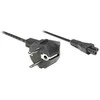 Manhattan, Power cable, Schuko – C5, for IBM, Compaq notebooks, 1.8m, 371131