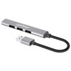 Manhattan Manhattan 168427 šakotuvai ir koncentratoriai USB 3.2 Gen 1 (3.1 Gen 1) Type-A 5000 Mbit/s pilka