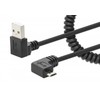 Kabelis USB Manhattan USB-A - micro-B 1 m Juodas (356237)