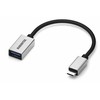 Marmitek „Connect“ USB C į USB-A – USB-C į USB-A adapteris, juodas, sidabrinis, 0,15 m, 1 vnt.