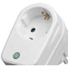 Goobay Apsaugotas nuo viršįtampių lizdo adapteris, baltas, CE, GS, 230 V, 77,2 mm, 76 mm, 51,3 mm