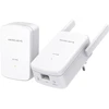 Maršrutizatorius Mercusys „AV1000 Gigabit Powerline WiFi“ rinkinys, 1000 Mbit/s, IEEE 802.11b, IEEE 802.11g, IEEE 802.11n, IEEE 802.3, IEEE 802.3u, „Gigabit Ethernet“, 10,100,1000 Mbit/s, „Wi-Fi 4“ (802.11n), 802.11b, 802.11g, „Wi-Fi 4“ (802.11n)