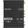 Teltonika RUTC16, Wi-Fi 6 (802.11ax), dviejų dažnių (2,4 GHz / 5 GHz), Ethernet LAN, 4G, juodas, pramoninis maršrutizatorius