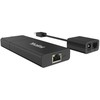 Yealink USB2CAT5E-EXT, Tinklo siųstuvas ir imtuvas, 40 m, Cat5e, Juodas, 100–240 V, 48 V