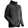 MASCOT® WORKWEAR MASCOT® individualaus dizaino vilnonis džemperis su gobtuvu ir užtrauktuku, modelis 22603-681, juodas M