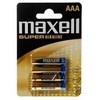 Maxell BAT006M, Vienkartinės baterijos, AAA, Šarminės, 1,5 V, 4 vnt., Juoda, Mėlyna, Geltona