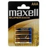 Maxell BAT006M, Vienkartinės baterijos, AAA, Šarminės, 1,5 V, 4 vnt., Juoda, Mėlyna, Geltona