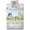 MCU Bluey Lovytė 100x135, antklodė + patalynė, mėlyna, šuo, pasaka, HIT