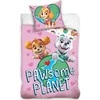 MCU „Paw Patrol“ patalynė „Pawsome Planet“ 140 x 200 cm, 100 procentų medvilnė