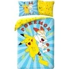MCU Pokemon Pikachu ir Scorbunny patalynė - 100 procentų medvilnė
