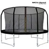 MCU-Sport Pro-line 3,7 m juodas batutas V3.0 + Pro apsauginis tinklas