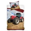 MCU Patalynė „Tractor Raudona“ 140x200 cm - 100 procentų medvilnė