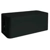 MediaRange Cable tidy box, small-sized, 233x118x114mm, juodas, Storage box, Juodas, Rectangular, Plastic, 114 mm, 233 mm