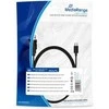 Kabelis MediaRange Jack 3.5mm - Jack 3.5mm 1.5m juoda (MRCS189)
