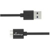 Kabelis USB MediaRange MRCS240 USB-A na Micro-B USB 3.2 Gen 1 1.8 m Juodas