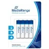 MediaRange MRBAT101, Vienkartinės baterijos, AAA, Šarminės, 1,5 V, 4 vnt., 724 mAh