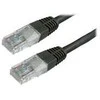 MediaRange Pechcord, U/UTP, Cat6, 2m, Juoda (MRC125)