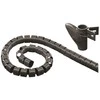 Organizer MediaRange MediaRange Kabelbündel-Schlauch durchschnitt 20mm 2.5m schwa