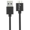 MediaRange Įkrovimo laidas USB-A į Micro-B USB 3.0 0,5 m juoda