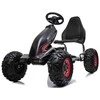 „MegaLeg Power-XL“ pedalų gokartas vaikams, juodas