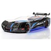 Megaleg „Speedy Spoiler 4WD“ automobilio lova su LED šviesomis ir garso paketu, juoda