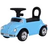 Megaleg VW Beetle Classic Walker su odine sėdyne, mėlynas