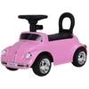 Megaleg VW Beetle Classic Walker su odine sėdyne, rožinės spalvos
