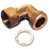 Megatherm Prijungimo detalė, kampinė, 3/4" x 1/2", chromuota