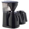 Espreso lašelinis kavos aparatas Melitta Kavos aparatas do Kawy Przelewowy Melitta Easy Therm II Juodas 1050 W 1 L