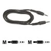 Coferro Cables Garso mini lizdo kabelis 20,0 m, mini lizdas kištukas/kištukas, juodas.