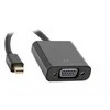 Mercodan 865010, 0,2 m, „Mini DisplayPort“, VGA (D-Sub), kištukas, lizdas, juodas
