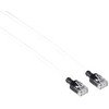 Mercodan Kabelis sieciowy RJ-45, Cat.6a, U/UTP, LSZH, Slim, balta, 1.5 m (371929015)