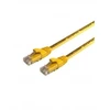 Mercodan „UltraFlex“ jungiamasis kabelis KAT6 UTP, 0,5 m, geltonas, LSZH