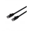 Mercodan „UltraFlex“ jungiamasis kabelis KAT6 UTP, 0,25 m, juodas, LSZH