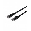 Mercodan „UltraFlex“ jungiamasis kabelis KAT6 UTP, 0,5 m, juodas, LSZH