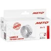 METO Kainų etiketės 9506162 Galima vėl nuimti Etiketės plotis: 26 mm Etiketės aukštis: 12 mm Baltos 1 vnt.
