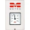 METRO THERM termometras, analoginis 0–120 °C, skirtas montuoti vandens šildytuvuose be termostato. Su kapiliariniu vamzdeliu ir jutikliu.